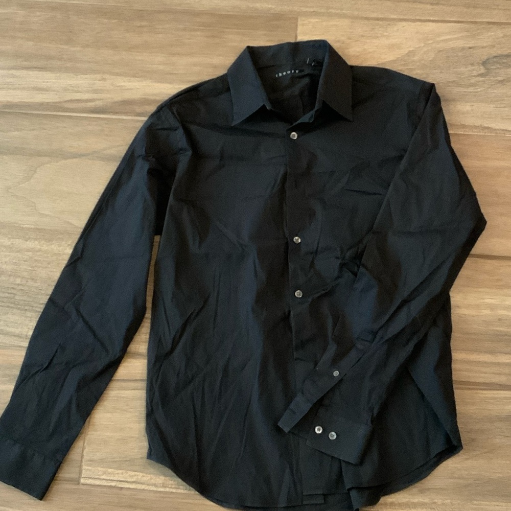 Theory Men's black Dress Shirt